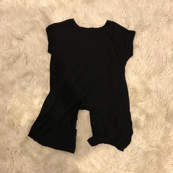 Topshop long split back T-shirt - Picture 4 of 6